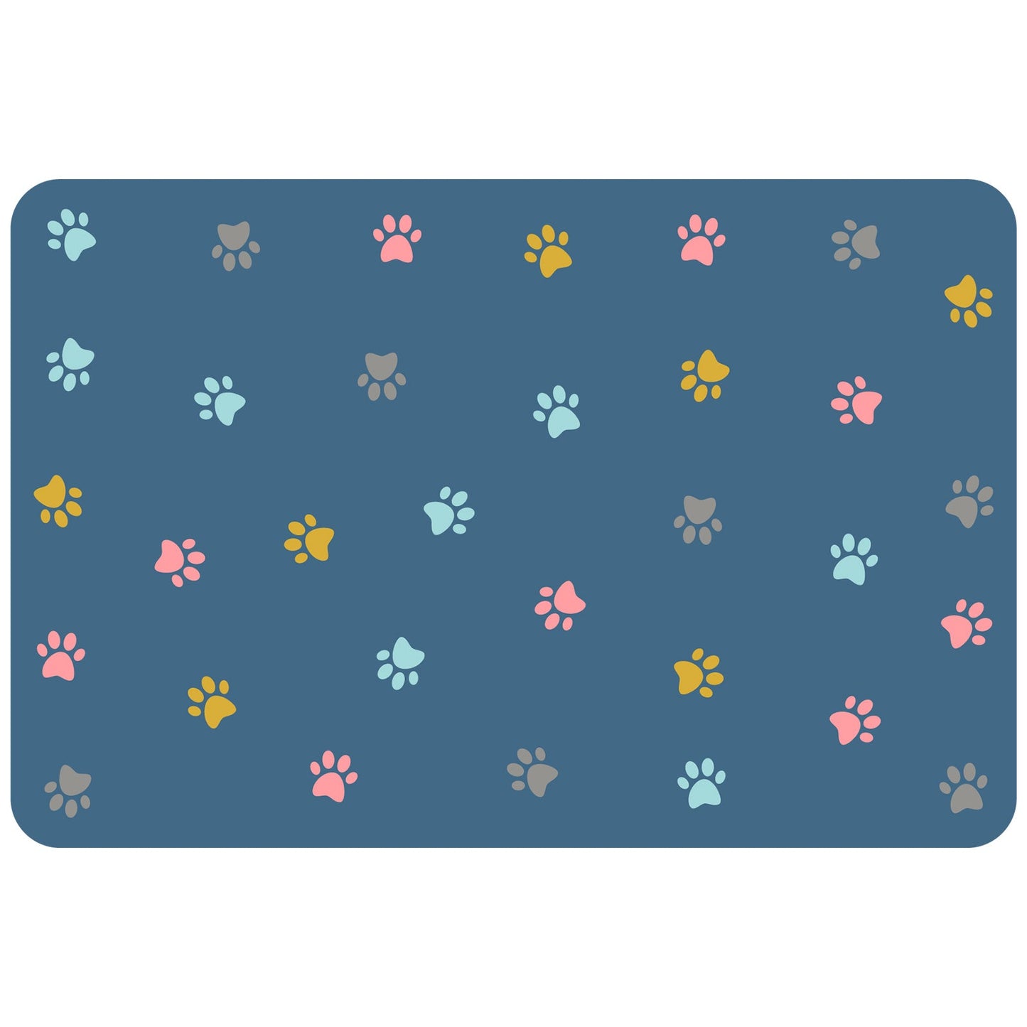 Pet Absorbent Food Mat Placemat For Dog Bowls - Soldaypet