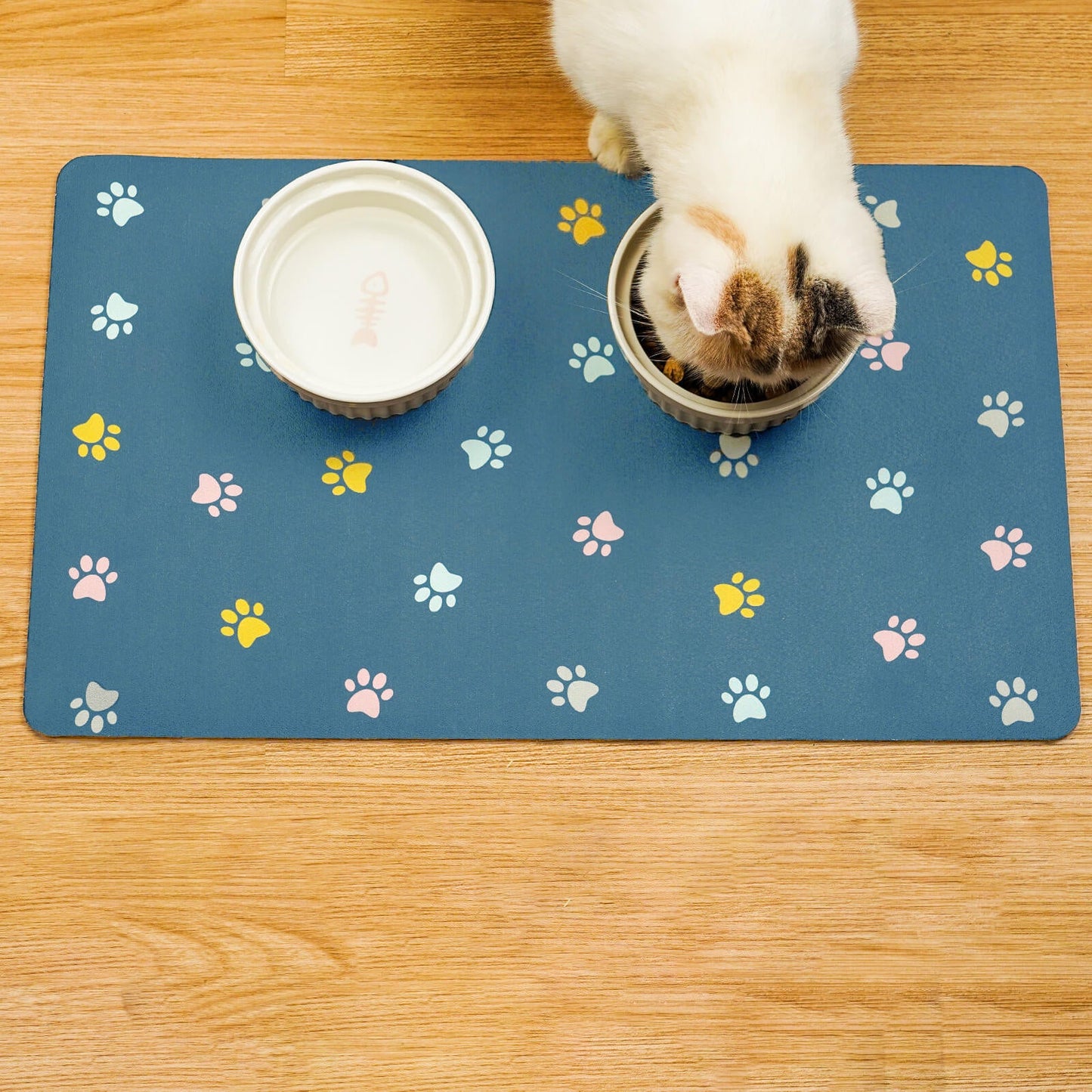 Pet Absorbent Food Mat Placemat For Dog Bowls - Soldaypet