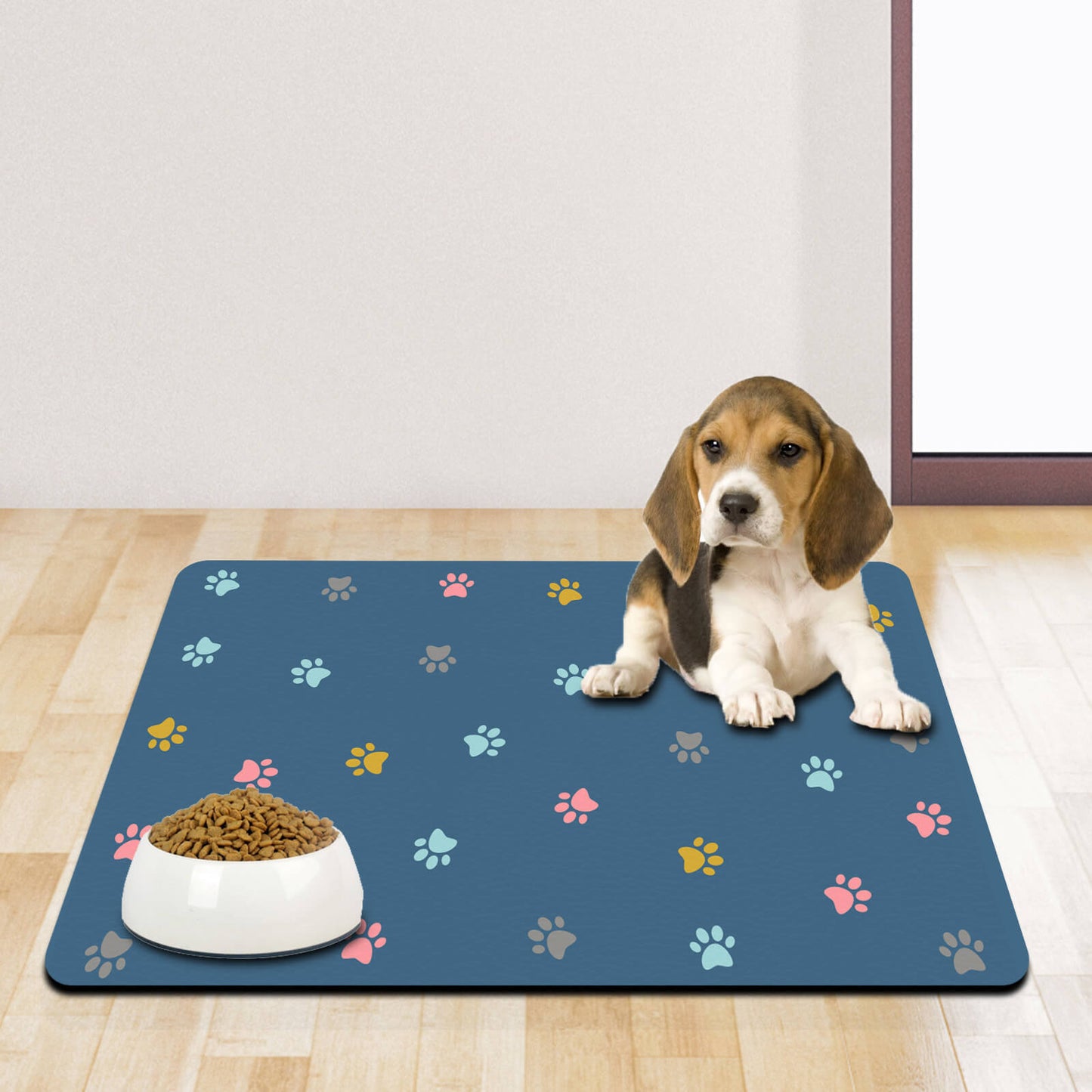 Pet Absorbent Food Mat Placemat For Dog Bowls - Soldaypet
