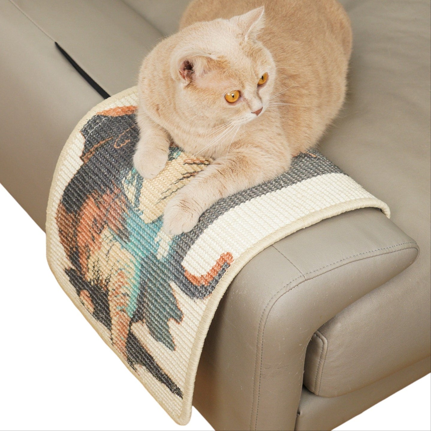 Sisal Cat Scratching Mat For Sofa (Lightsaber Cat) - Soldaypet