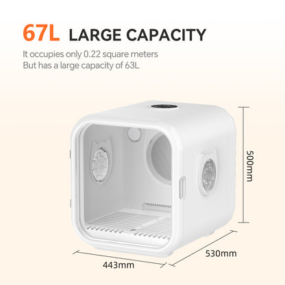 Cat Dryer Box with UV Sterilization Light for your Pet