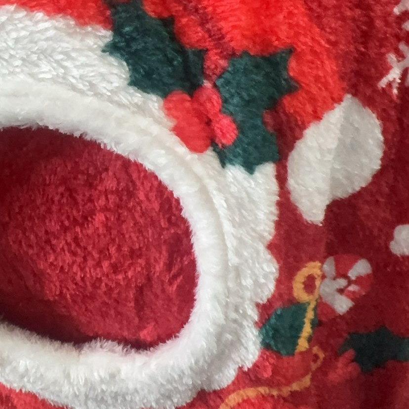 Christmas Santa Claus Cat Pouch Hoodie