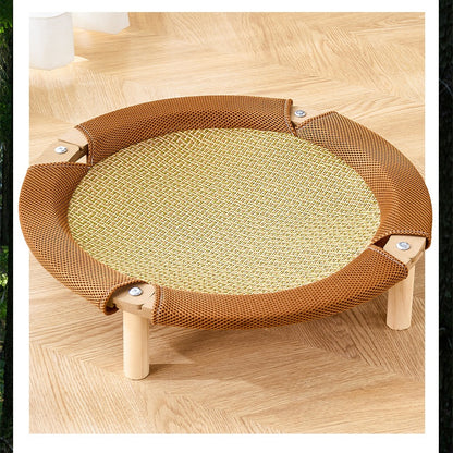 Elevated Cat Bed for Large Cats | Round Shape