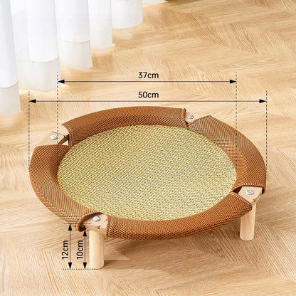 Elevated Cat Bed for Large Cats | Round Shape