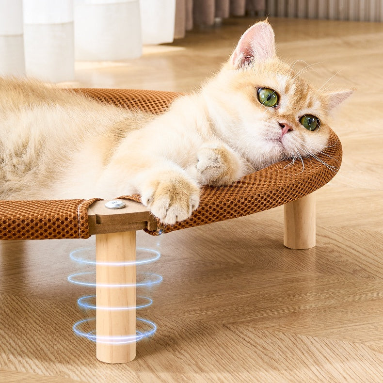 Elevated Cat Bed for Large Cats | Round Shape