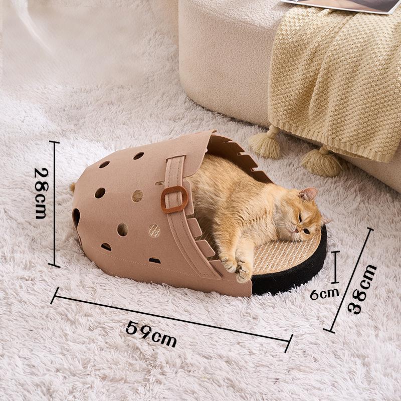 Unique Slipper-Shaped Sisal Cat Scratcher