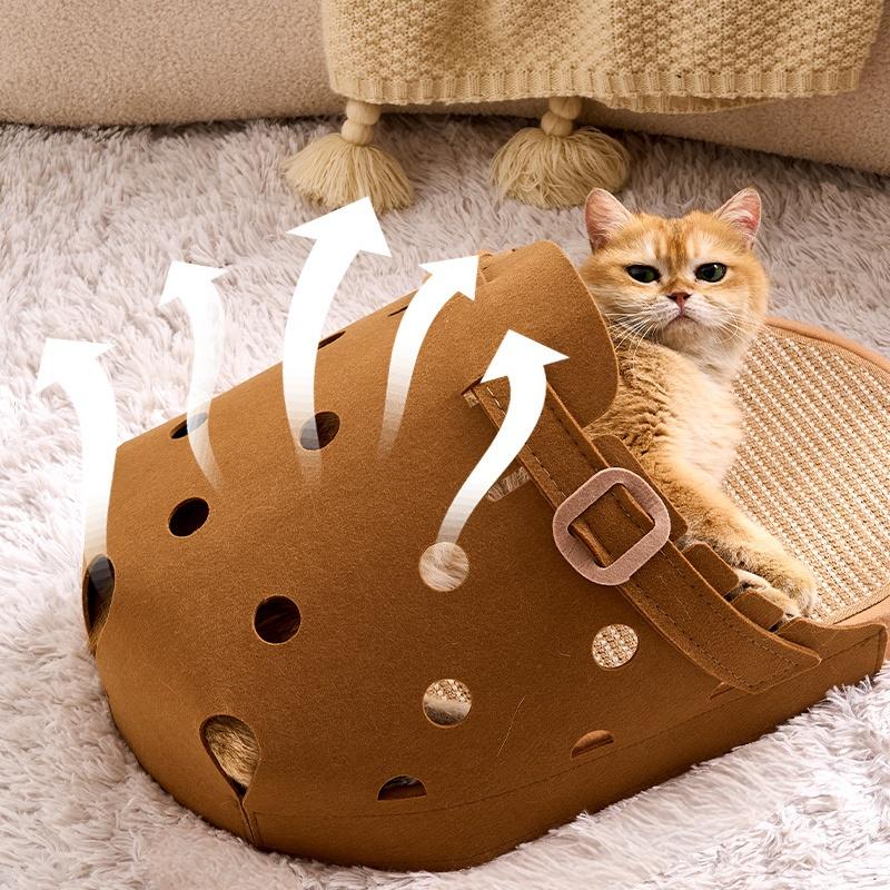 Unique Slipper-Shaped Sisal Cat Scratcher