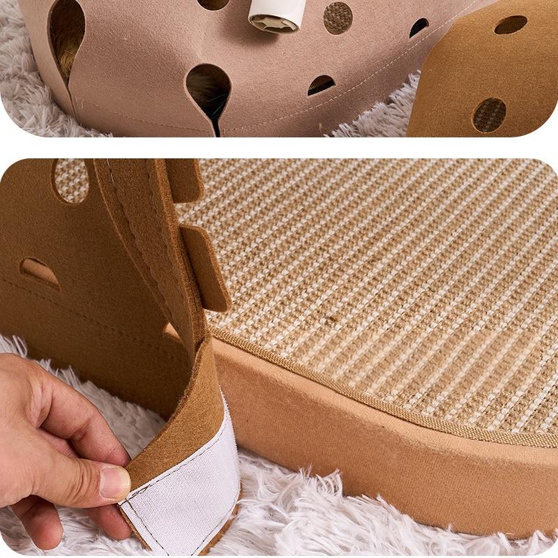 Unique Slipper-Shaped Sisal Cat Scratcher