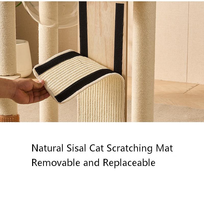 XXL Cat Tree for Large Cats with Felt Cave | L04