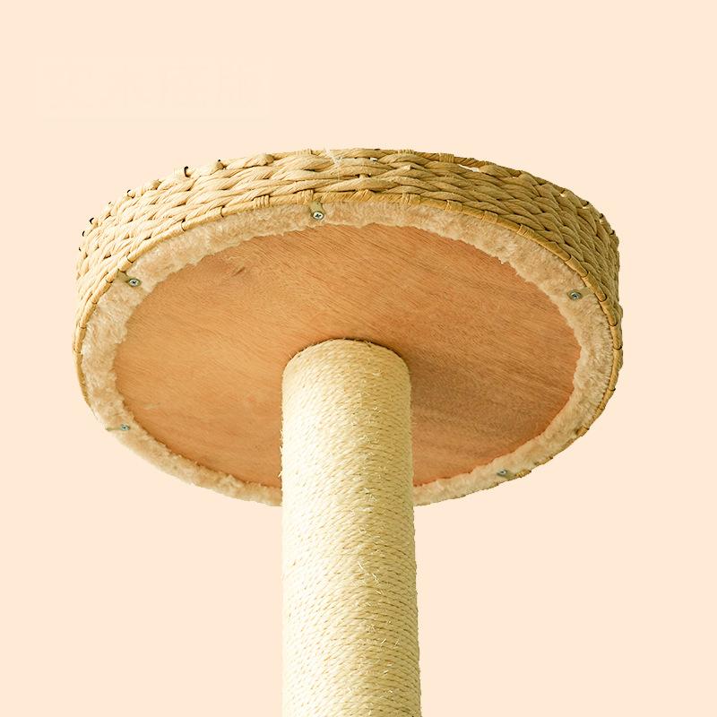 Boho Cat Candos And Tower With Cozy Bed - Soldaypet