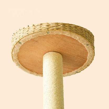 Boho Cat Candos And Tower With Cozy Bed - Soldaypet