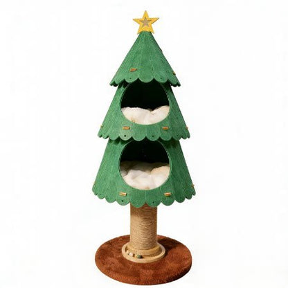Cat House Christmas Tree with Nest - Soldaypet