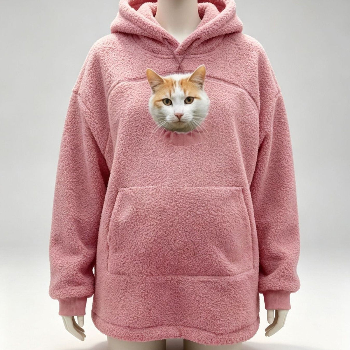 Cat Pouch Hoodie – Wearable Cat Carrier Hoodie - Soldaypet