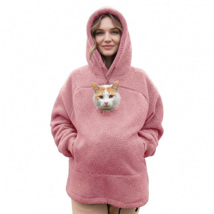Cat Pouch Hoodie – Wearable Cat Carrier Hoodie - Soldaypet