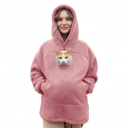 Cat Pouch Hoodie – Wearable Cat Carrier Hoodie