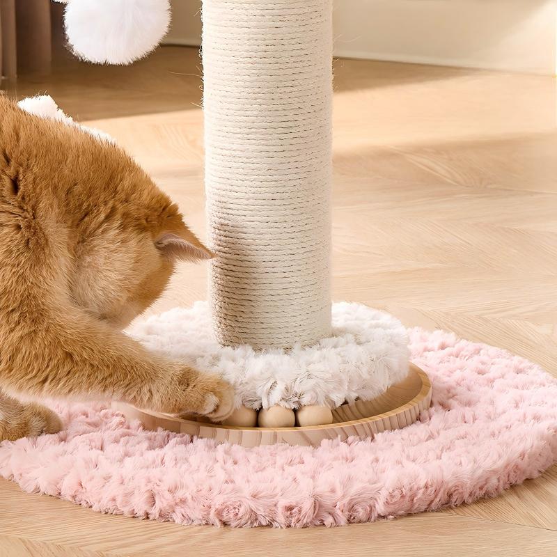 Cute Small Cat Tree | Pink Carousel - Soldaypet