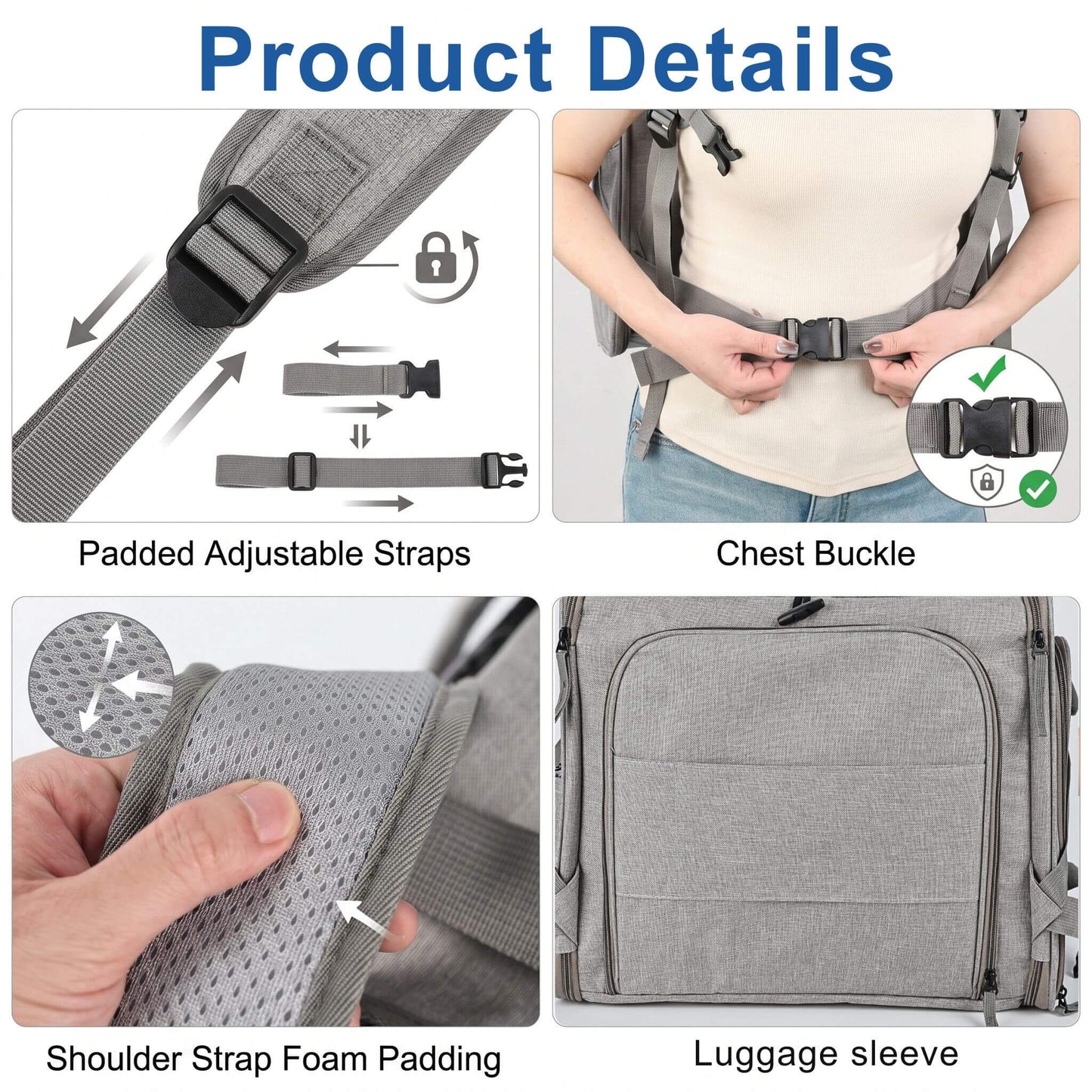 Expandable Cat Carrier Backpack for Pets Up to 15lbs - Soldaypet