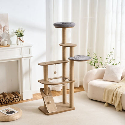 Large Cat Tree for Maine Coon Cats Climb and Sleep | K1 - Soldaypet