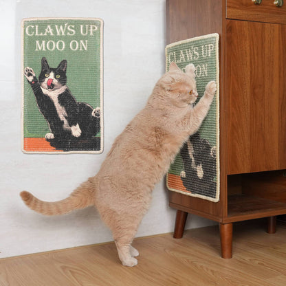 Natural Sisal Cat Scratching Mat with Velcro Tape - Soldaypet