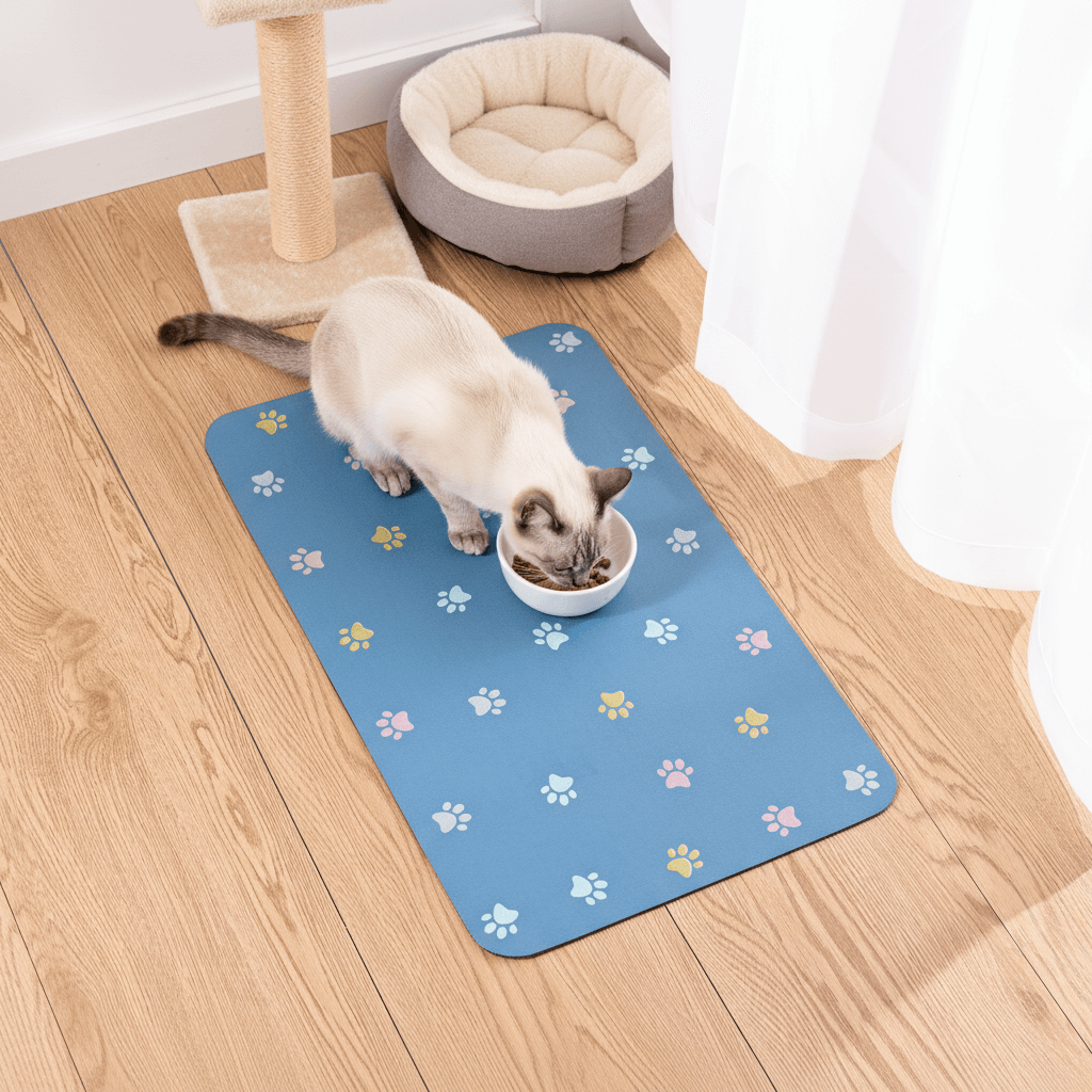 Pet Absorbent Food Mat Placemat For Dog Bowls - Soldaypet