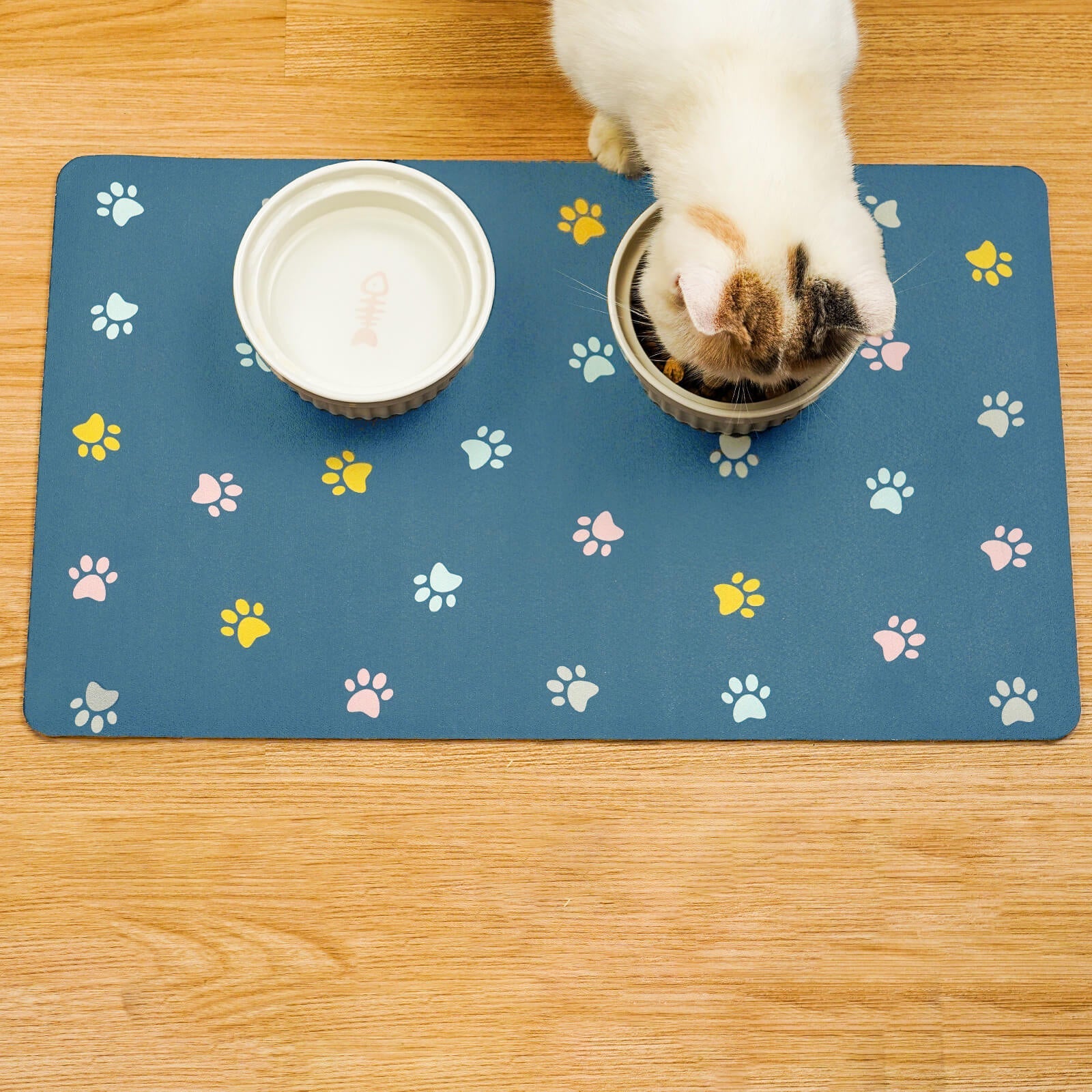Pet Absorbent Food Mat Placemat For Dog Bowls - Soldaypet