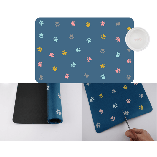 Pet Absorbent Food Mat Placemat For Dog Bowls - Soldaypet