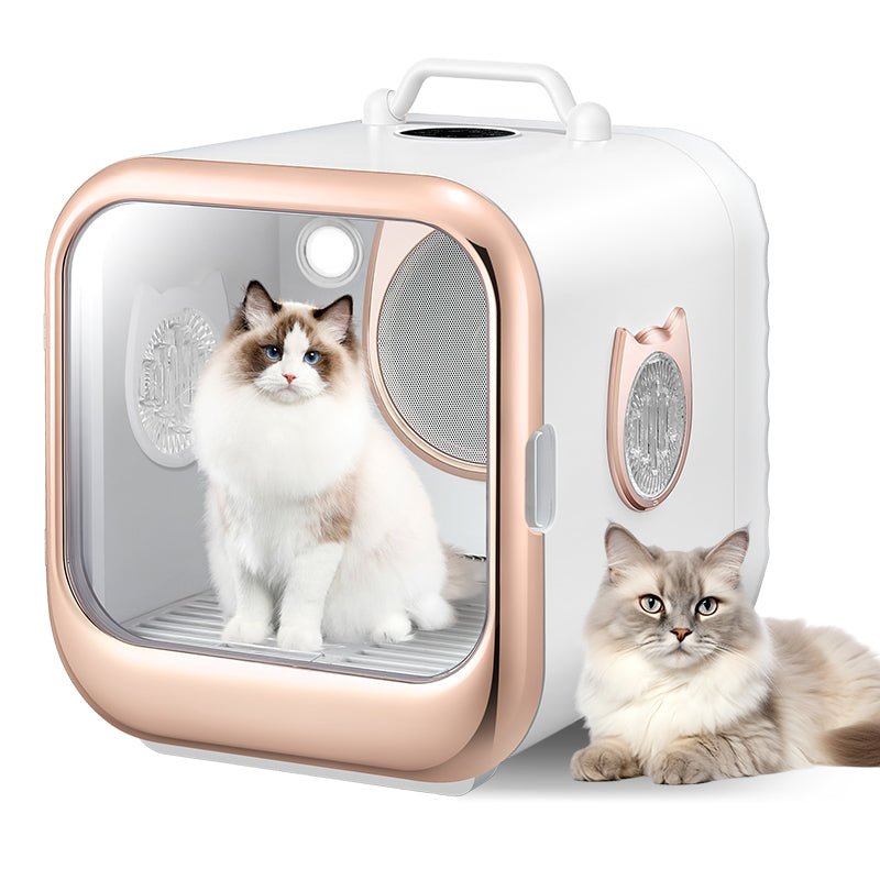 Pet Dryer Box with Large Hair Collecting Net – 25lbs Capacity - Soldaypet