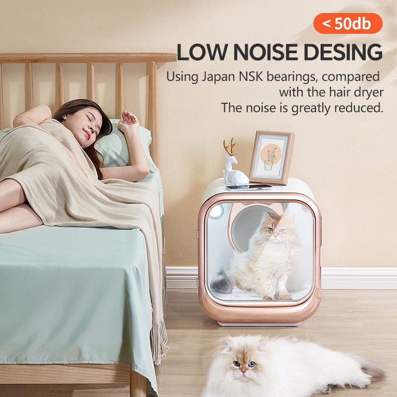 Pet Dryer Box with Large Hair Collecting Net – 25lbs Capacity - Soldaypet