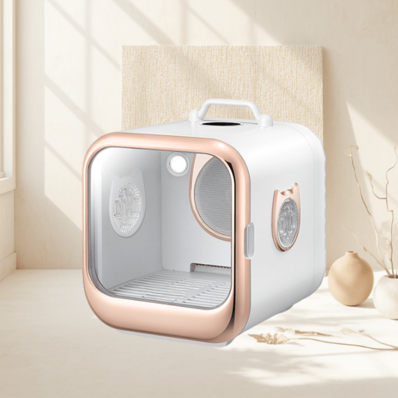 Pet Dryer Box with Large Hair Collecting Net – 25lbs Capacity - Soldaypet