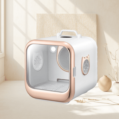 Pet Dryer Box with Large Hair Collecting Net – 25lbs Capacity - Soldaypet