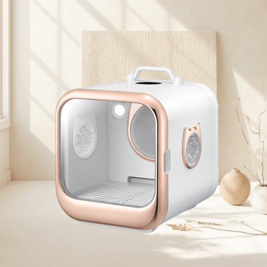 Pet Dryer Box with Large Hair Collecting Net – 25lbs Capacity - Soldaypet