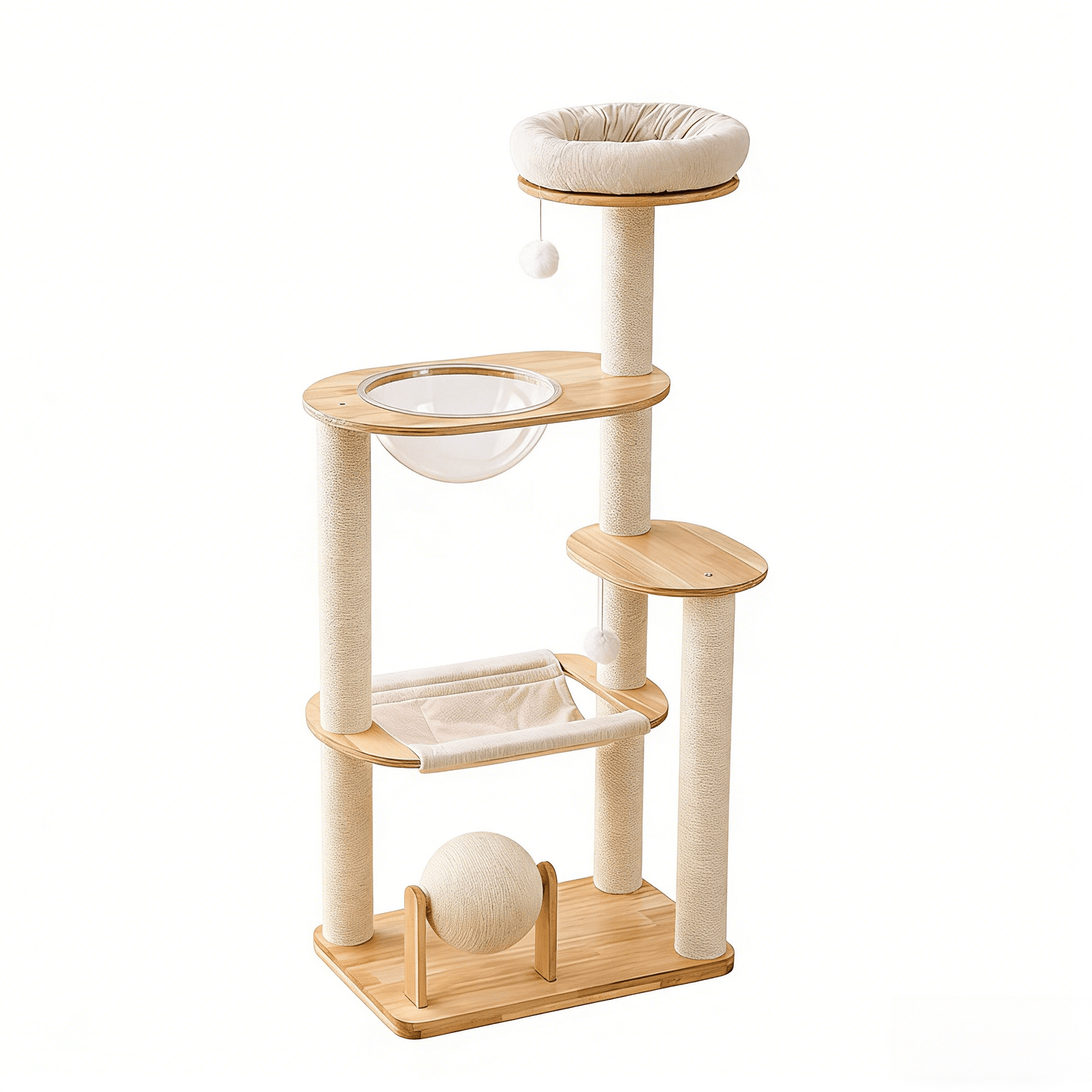 Real Wood Cat Trees For Large Cat | Oak W4 - Soldaypet