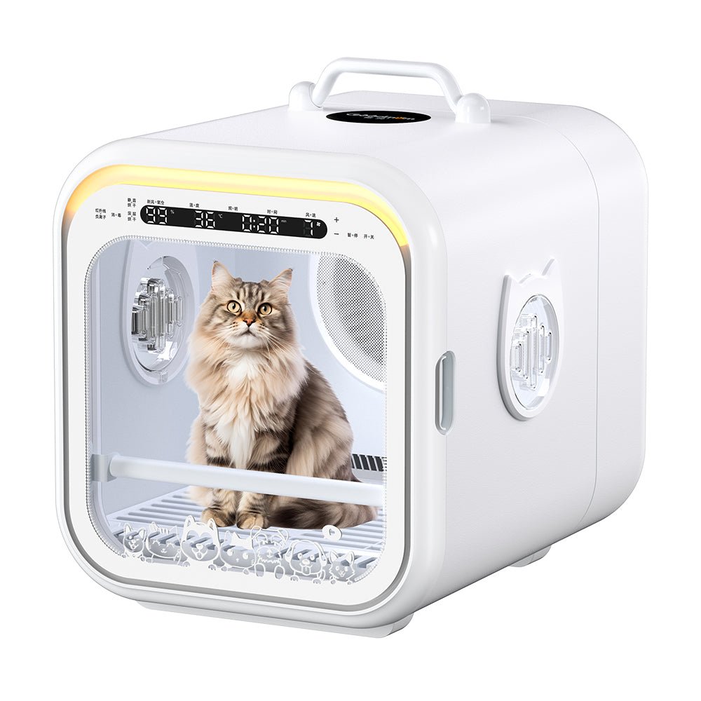 Salon - Quality Pet Dryer with 7 - Speed and Triple Air Purification – 55lbs Capacity - Soldaypet