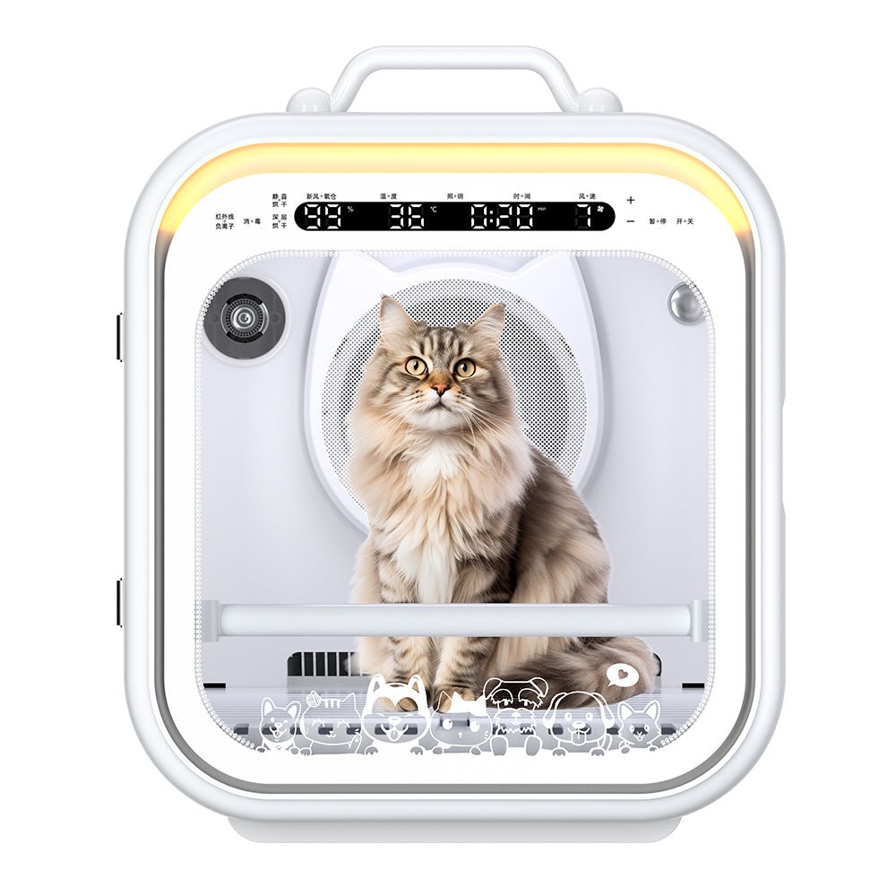 Salon - Quality Pet Dryer with 7 - Speed and Triple Air Purification – 55lbs Capacity - Soldaypet